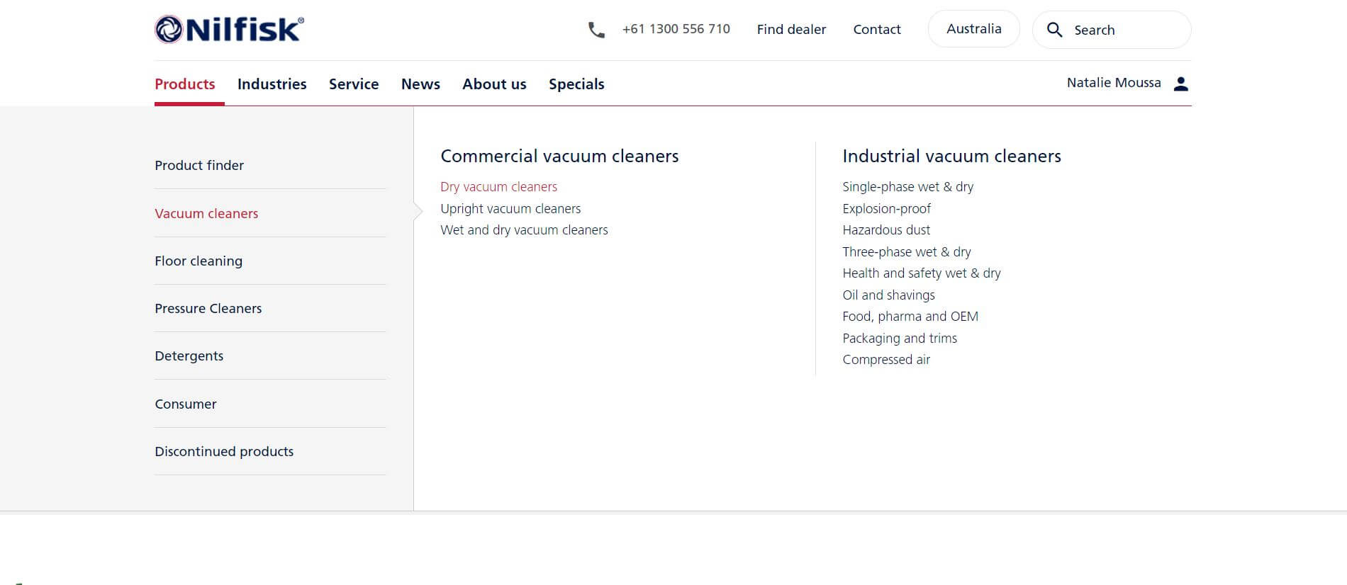 Navigate to the product page